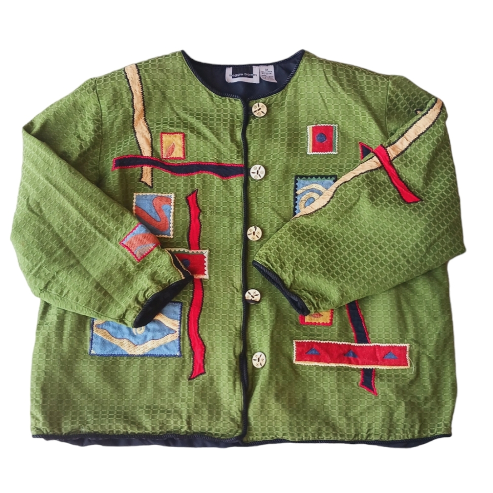 Maggie Barnes Patchwork Jacket - image 1